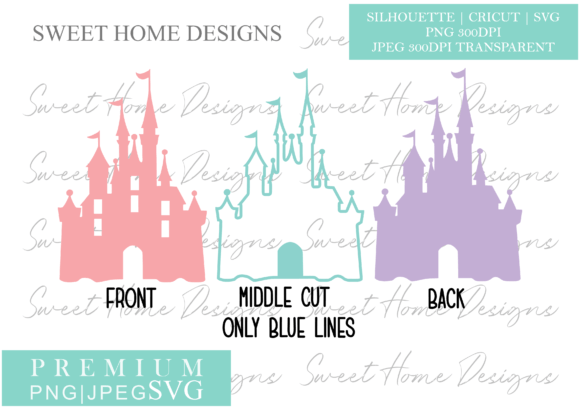 3d Princess Castle Laser