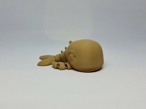 Adorable Flexi Sperm Whale STL for Easy 3D Printing