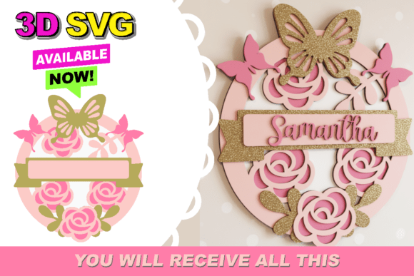 Butterfly Baby Name Sign 3D SVG: A Creative Revolution for Modern Designers