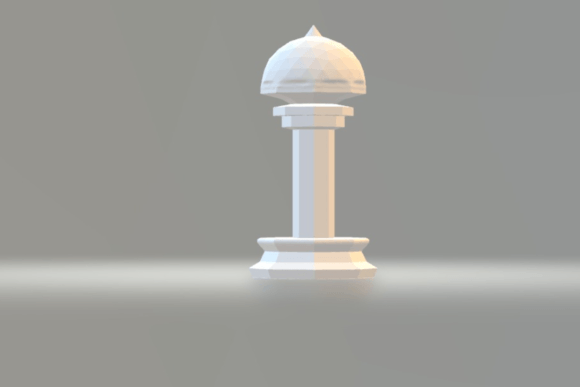 Chess Pieces in 3D: A Creative and Cultural Fusion with the Ankara Theme