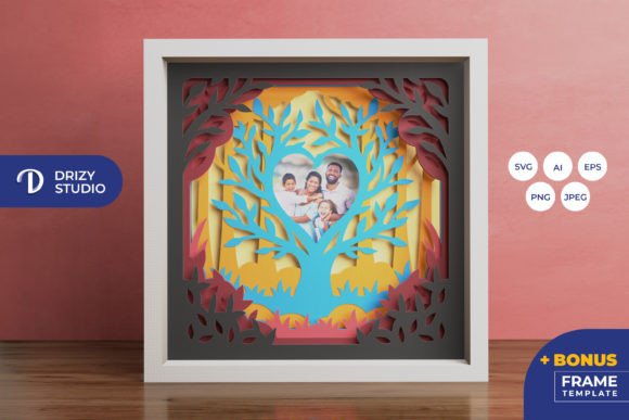 Family Tree Frame 3D Shadow Box: A Creative Way to Celebrate Family Legacy