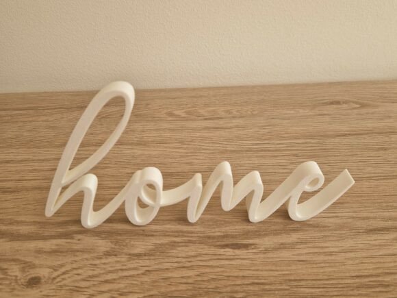 Home Lettering Decoration 3D Print