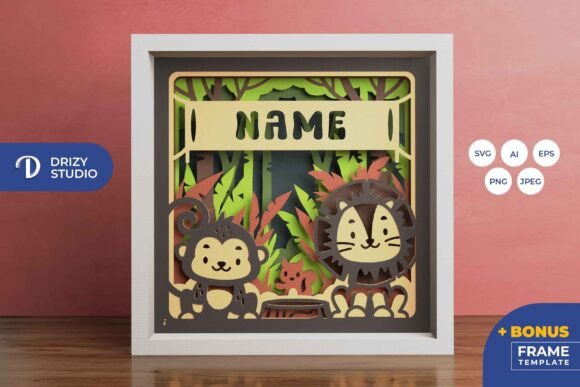 Kids Bedroom Sign Animal 3D Layered: A Strategic Addition to Creative Spaces