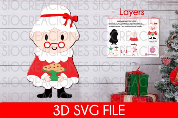 Mrs Claus 3D SVG: A Creative Tool for Modern Workflows