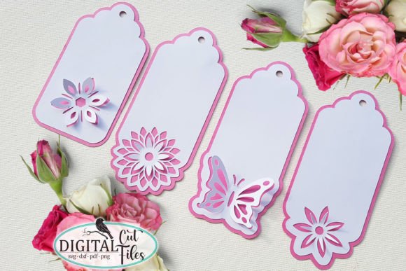 Pop Up 3D Gift Tag Svg Bundle