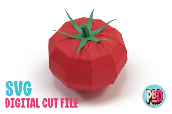 Tomato 3D Papercraft: A Creative Addition to Your Fall Decor